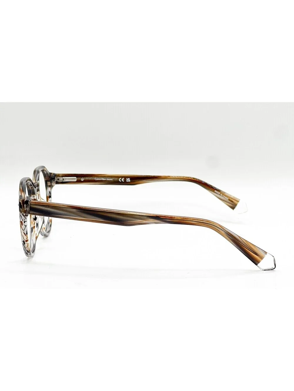 Calvin Klein Jeans Ckj23627 259 Brown Round Authentic Eyeglass Frames 51-19